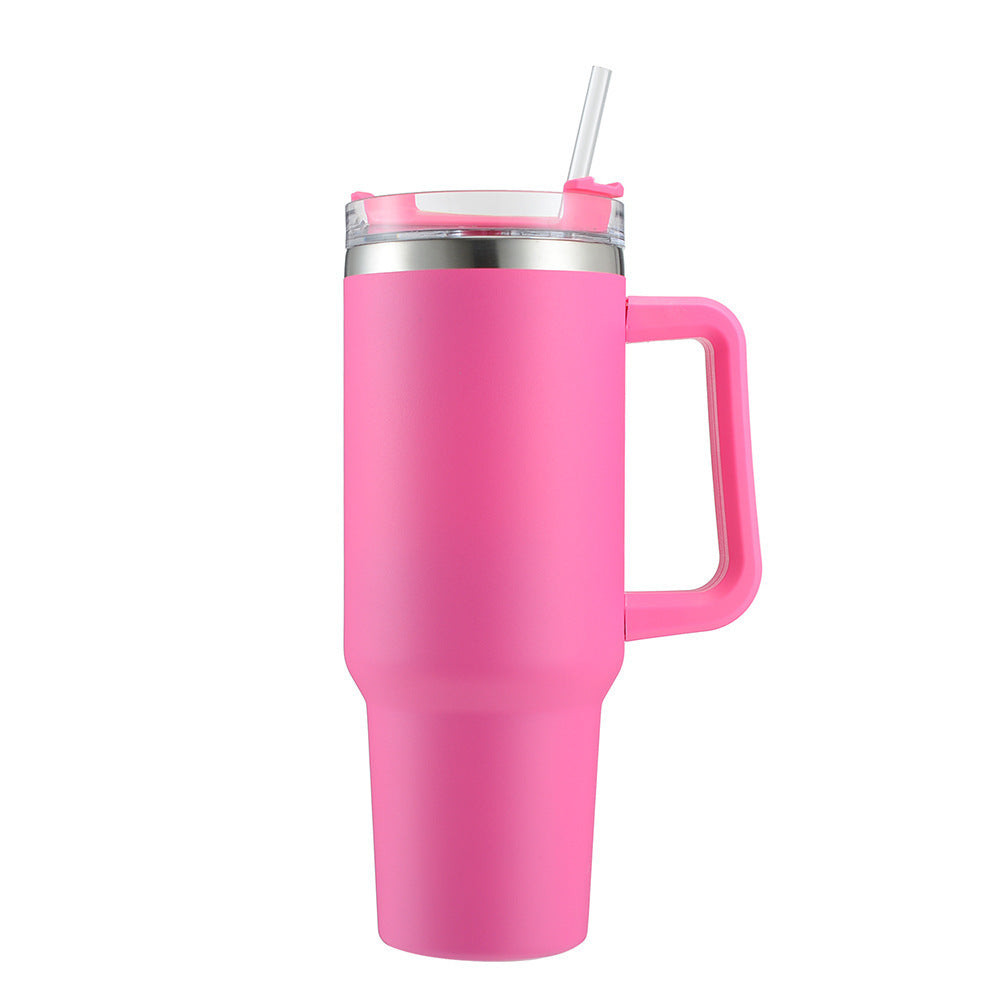 Wholesale 304 stainless steel 40oz ice cup double layer vacuum spray car cup creative outdoor handle cup